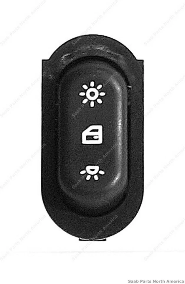 Interruptor de luz interior Saab genuíno para 1994-1997 Saab 900 4411997-AA - Imagem 1 de 1