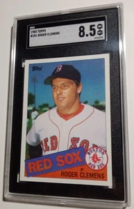 Roger Clemens 1985 Topps Rookie Card Graded SGC 8.5 NM-MT+ Boston Red Sox  - Picture 1 of 2