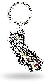 University of Southern California Trojans USC Metal Keychain State Shape Design - Image 1 of 1