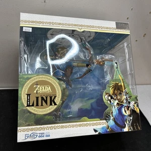 First 4 Figures The Legend of Zelda: Breath of the Wild: Link Figure, Blu - Foto 1 di 7