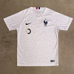 2018 France National Team Away Jersey White #6 Pogba Size M Nike Soccer/Football - Picture 1 of 7