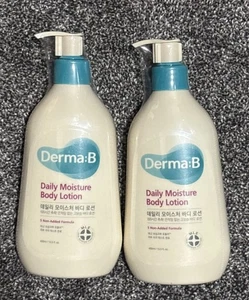 2 Bottiglie - Derma:B Lozione Corpo Idratante Quotidiana 400ml / Korea Cosmetic - Foto 1 di 7