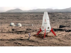 Vintage Mars Lander Model Reproduction - Picture 1 of 4