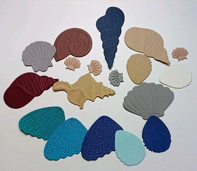 K419 Muscheln Maritim Urlaub Meer Strand Stanzteile Kartenschmuck Basteln - Bild 1 von 3