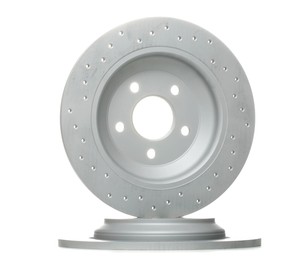 2x Zimmermann 250.1397.52 brake disc for Ford for FOCUS III for Kuga Mk3 302 mm