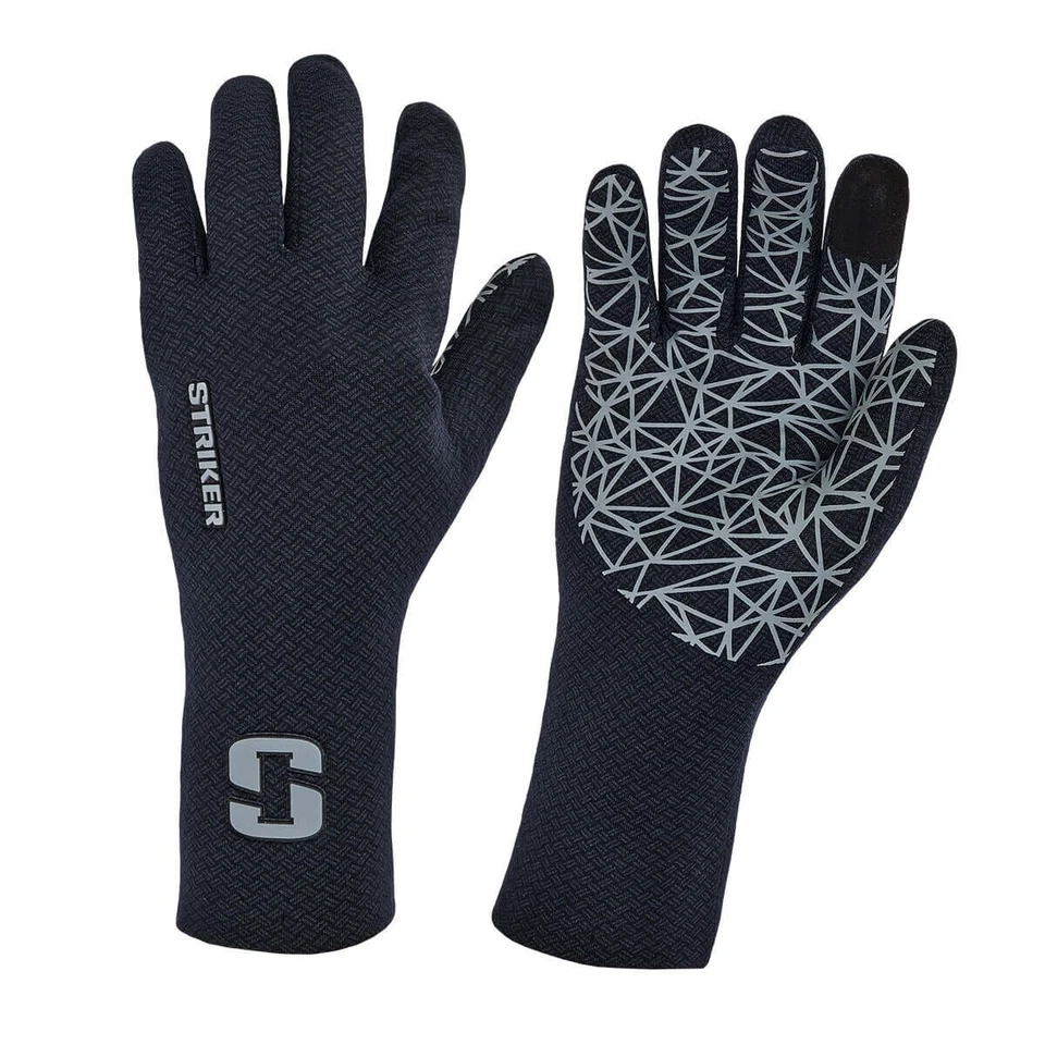 Striker Stealth Glove Ice Fishing  Black/Gray 2XL  Waterproof. - Image 1 of 1