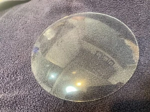 Reloj Convexo Cristal 3" NUEVO - Imagen 1 de 2