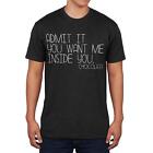 Want Me Inside You Chocolate Funny Mens Soft T Shirt