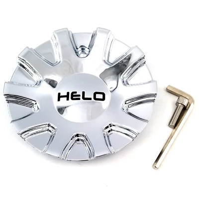 Tapa central de perno cromado Helo para ruedas HE880 P/N 928C01 Foto 1 de 4