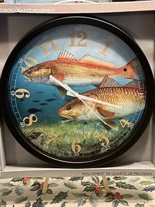 Reflective Art ‘Outerbank Drums ’ Saltwater Classic Wall Clock 16-Inch. RETIRED - Picture 1 of 2