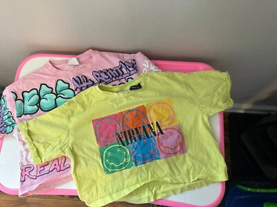 girls zara crop shirt top - Image 1 of 4