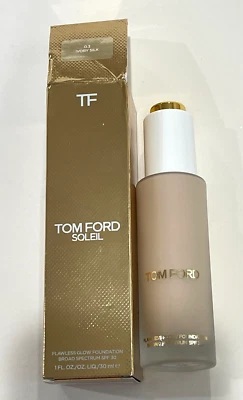 Tom Ford Soleil Flawless Glow Foundation Spf 30 - 0.3 Ivory Silk - 1 fl oz NIB - Image 1 of 3