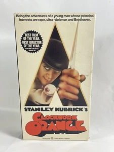 A Clockwork Orange (1971) VHS Stanley Kubrick Crime Drama 1991 Release - Picture 1 of 8