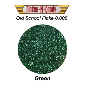 METAL FLAKE GLITTER (0.008) 30G GREEN - Picture 1 of 3