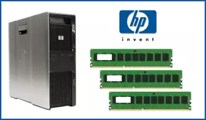 24 GB -3x8 GB DDR3 ECC RDimm aggiornamento memoria RAM HP Z600 workstation PC revisione C2 - Foto 1 di 1