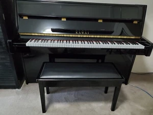 Kawai K15E - 88 Key upright Black Piano - Picture 1 of 6