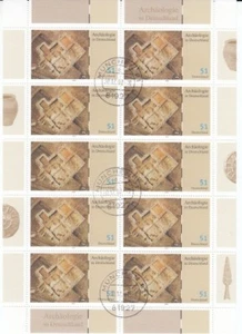 D. Bundle Ten Sheet 2281 Archaeology Daily Stamp Munich oo - Picture 1 of 1