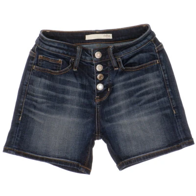 Pantalones Cortos Daytrip Lynx Tiro Alto 23 Botones Azul Jean Denim Elastizados Para Mujer W23 Foto 1 de 4