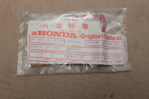 Pinza de freno delantera trinquete resorte de fijación HONDA 45357-107-720 CB125 CB200 FL250 - Imagen 1 de 2