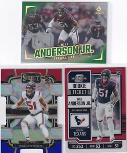 2023 Panini Contenders Optic - Rookie Ticket Red Prizm Will Anderson Jr /175 DROY - Bild 1 von 2