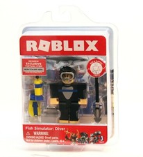 Diver Action Figure Tv Movie Video Game Action Figures For Sale - 2019 roblox figure fish simulator diver with exclusive item code in hand new