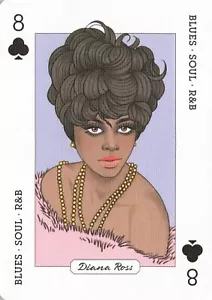 Diana Ross Art Card: Singer Portrait, Blues Soul R&B - Picture 1 of 2