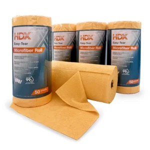 Easy-Tear 12 in. x 12 in. Microfiber Cloth Roll (200-Count) - Picture 1 of 12