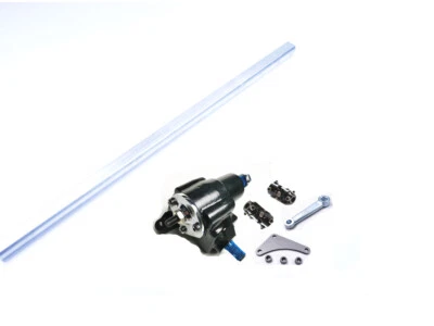 Vega Steering Box 22" DD Steering Shaft Pitman Arm 2  Black U-Joints & Bracket - Image 1 of 4