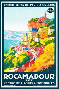 12529.Decoration Poster.Home room wall interior design.Rocamadour French travel - Picture 1 of 1