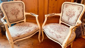2x Chippendale Armlehnstuhl Sessel Barock Schloss Empire Stuhl Lehnstuhl Rokoko - Bild 1 von 16