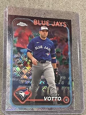 2024 Topps Chrome - #171 Joey Votto Logo Refractor  - Image 1 of 2