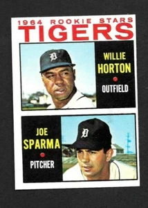 1964 TOPPS BASEBALL TIGERS ROOKIES WILLIE HORTON & JOE SPARMA HIGH #512 MINT - Bild 1 von 4