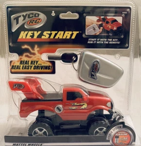 🚗 Vintage 1999 Tyco Mattel Wheels Key Start Radio Control 27mhz Red Truck ~ NEW - Picture 1 of 5