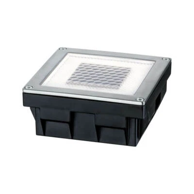 Paulmann Bodeneinbauleuchte Solar Cube, 100 x 100 mm, IP67, 0,24 W, Warmweiß - Bild 1 von 2