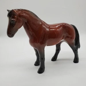 Vintage Goebel Large, Brown, Porcelain Horse, Mint Condition - Picture 1 of 12