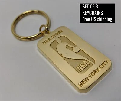 WinCraft NBA Store New York City Keychain 2 Inch Set of 8 - Image 1 of 4