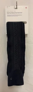 Lululemon Find Your Balance Knee High Socks - BLACK - $58 MSRP- M/L New with tag - Picture 1 of 4