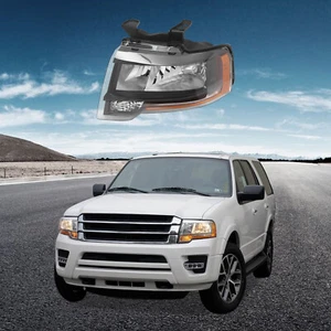 Left Side Headlight Driver Side Halogen Headlight For 2015-2017 Ford Expedition - Picture 1 of 18