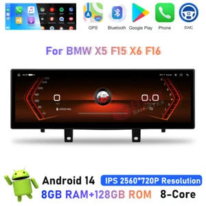14.9" Android 14 Para BMW X5 F15 X6 F16 Coche Estéreo CarPlay Retrofit NBT 8+128GB - Imagen 1 de 16