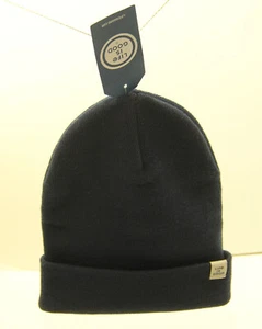 LIFE IS GOOD Solid Cuff Knit Beanie ~ Darkest Blue ~ Adult Unisex ~ BRAND-NEW - Picture 1 of 5