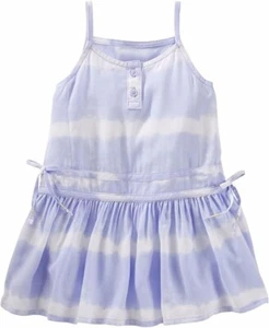 OshKosh B'Gosh Baby/Toddler Girls' Purple Tie Dye Dress 6M,3T,5T - Picture 1 of 5