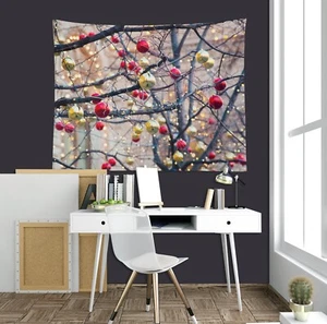3D Weihnachten Xmas C133 Wandteppich zum Aufhängen Stoff Wandbild Foto Ann - Bild 1 von 5