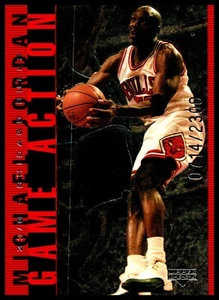 1998-99 UPPER DECK LIVING LEGEND MICHAEL JORDAN GIOCO AZIONE ROSSO /2300 CARD #G11 - Foto 1 di 2