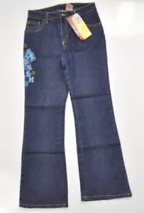 Disney High School Musical 3 Girls Jeans Size 12 HSM Senior Year Blue New - Picture 1 of 4