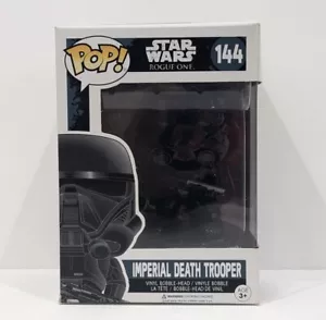 Funko POP Star Wars Imperial Death Trooper #144 Disney Bobblehead Vinyl Toy - Picture 1 of 7