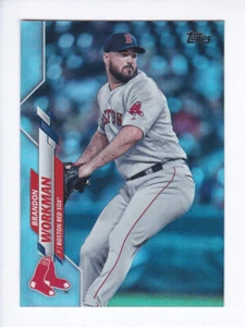 2020 Topps Series 2 #498 BRANDON WORKMAN Boston Red Sox RAINBOW FOIL Parallel - Picture 1 of 2