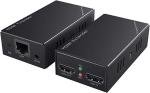 60M Extender RJ45 HDMI extender 1080P HDMI Network Extender by CAT5e CAT6 LAN - Picture 1 of 5