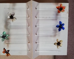 8 Cocktail Spießer / Picker aus Glas - Bild 1 von 2