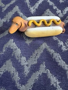 Dapper Dogs Dachshund Hotdog Figure - Picture 1 of 3
