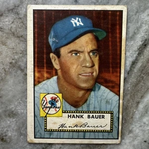 Hank Bauer 1952 Topps #215 New York Yankees - Original Vintage - Bild 1 von 10